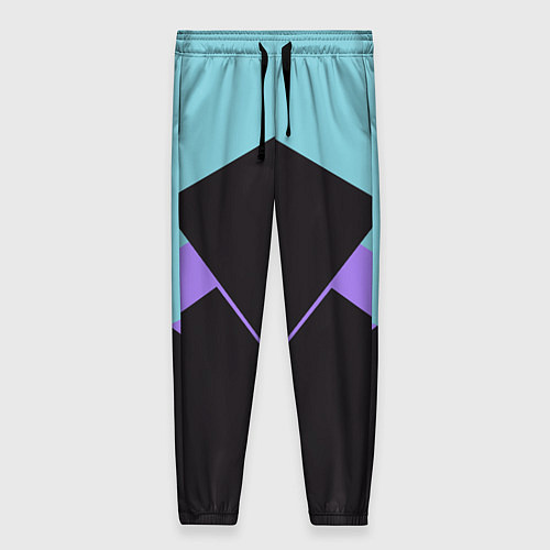 Женские брюки Ретро олимпийка / 3D-принт – фото 1