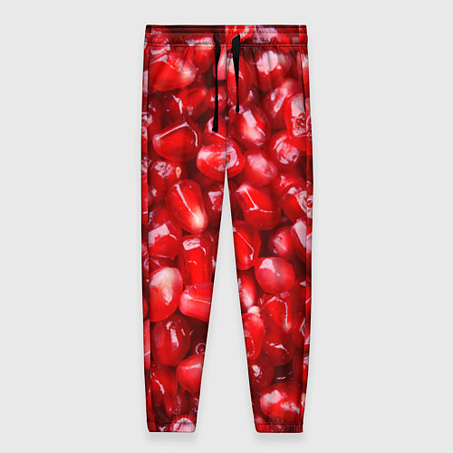 Женские брюки Спелые зёрна граната / 3D-принт – фото 1