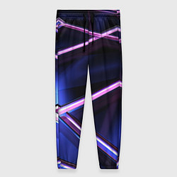 Женские брюки Фиолетовая геометрическая абстракция