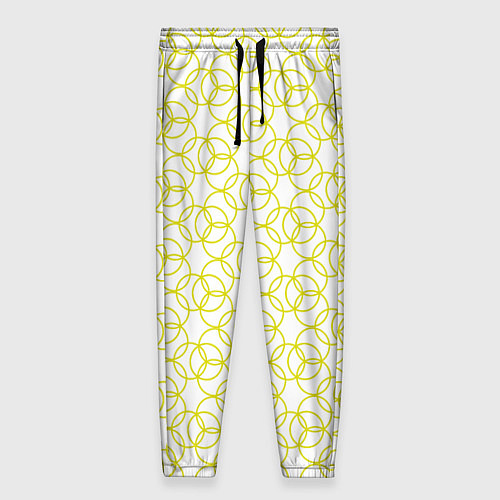 Женские брюки Круговой узор / 3D-принт – фото 1
