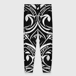 Женские брюки Белое на чёрном