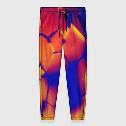 Женские брюки Плиты разломы сепия негатив