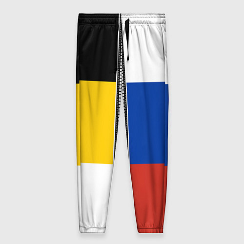 Женские брюки Россия - патриот / 3D-принт – фото 1