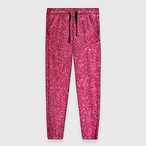 Женские брюки Яркий розовый блеск / 3D-принт – фото 1
