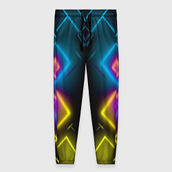 Брюки женские Жёлтый неон, цвет: 3D-принт