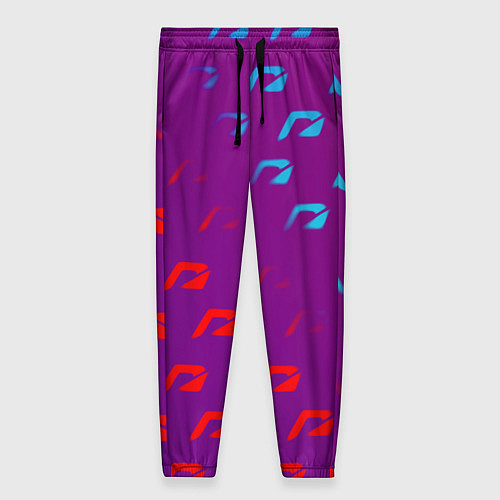 Женские брюки НФС лого градиент текстура / 3D-принт – фото 1