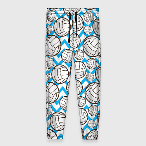 Женские брюки Мячи волейбольные паттерн / 3D-принт – фото 1
