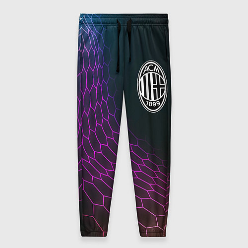 Женские брюки AC Milan футбольная сетка / 3D-принт – фото 1