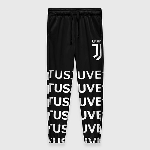 Женские брюки Juventus pattern fc club steel / 3D-принт – фото 1