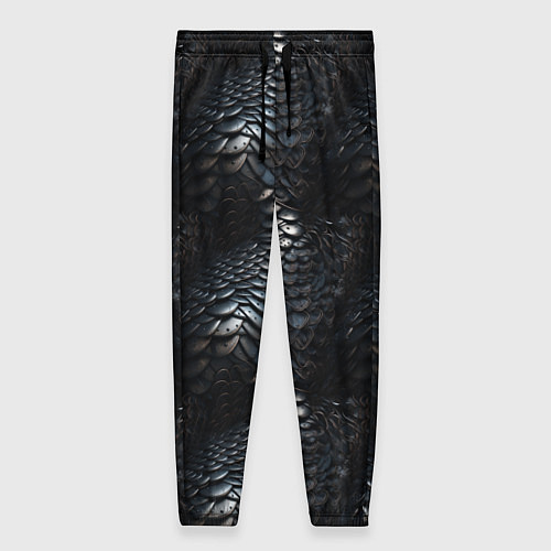 Женские брюки Блестящая металлическая броня / 3D-принт – фото 1