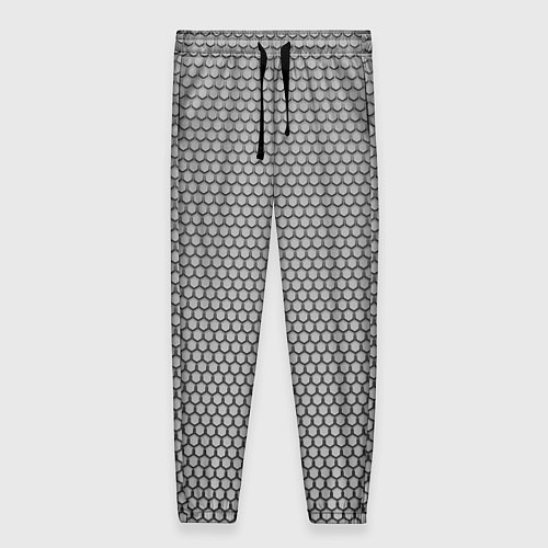 Женские брюки Кольчуга серый / 3D-принт – фото 1