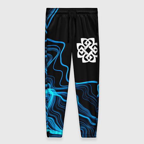 Женские брюки Breaking Benjamin sound wave / 3D-принт – фото 1