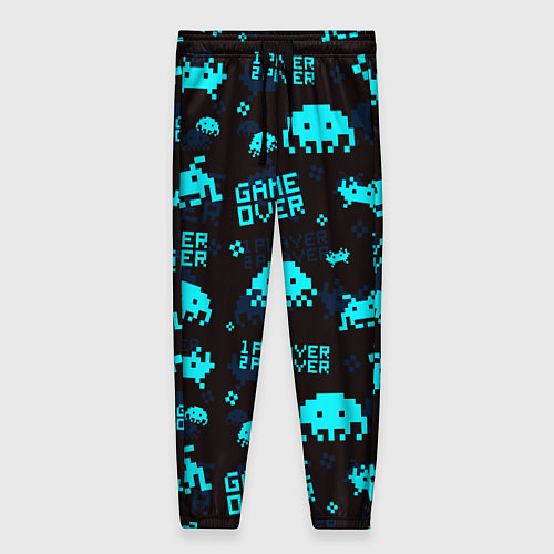 Женские брюки Game over 1 player 2 player / 3D-принт – фото 1