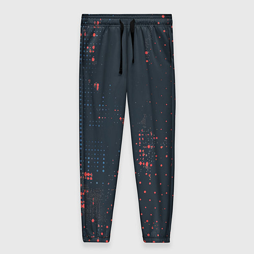 Женские брюки Брызги краски на стену / 3D-принт – фото 1