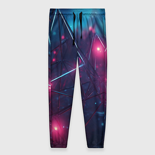 Женские брюки Конструкция с ярким свечением / 3D-принт – фото 1