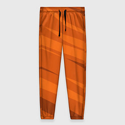 Женские брюки Тёмный оранжевый полосами
