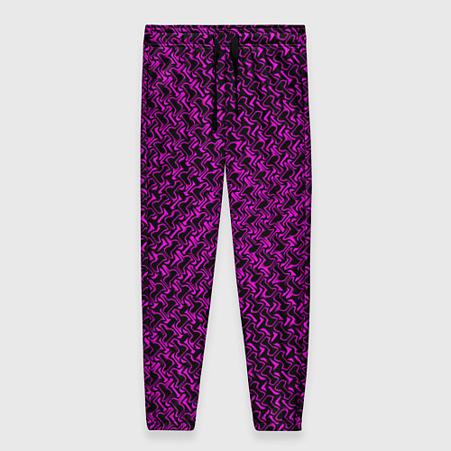 Женские брюки Текстурированный фиолетовый / 3D-принт – фото 1