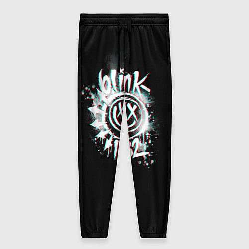 Женские брюки Blink-182 glitch / 3D-принт – фото 1