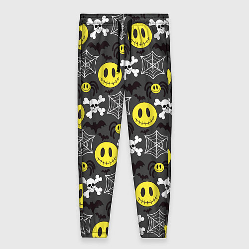 Женские брюки Смайлик хэллоуин / 3D-принт – фото 1