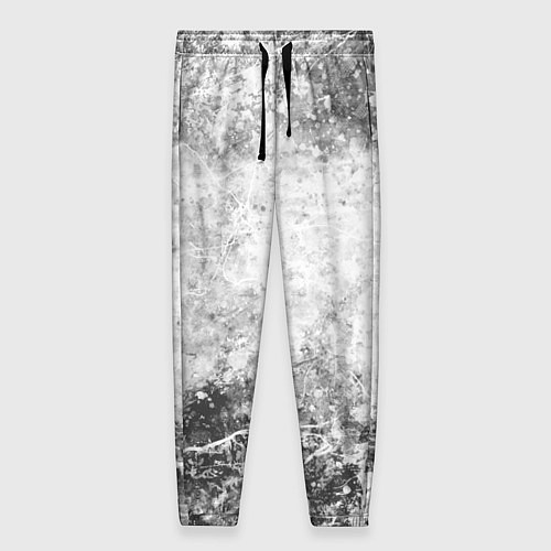 Женские брюки Абстракция - серый ветер / 3D-принт – фото 1