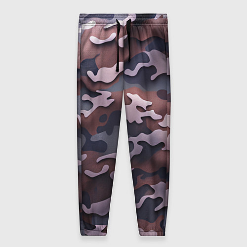 Женские брюки Камуфляж-грязь / 3D-принт – фото 1