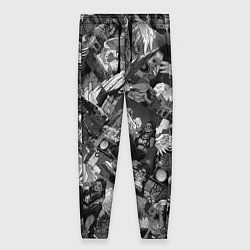 Брюки женские Городской ангел с крыльями в стиле аниме, цвет: 3D-принт