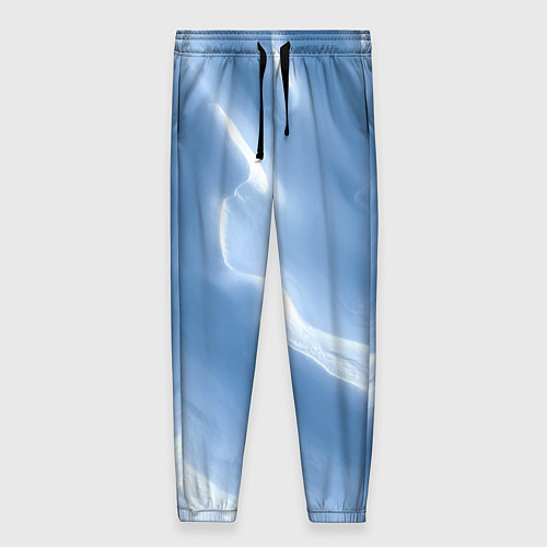 Женские брюки Снежный покров / 3D-принт – фото 1