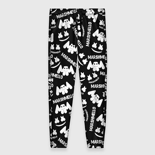 Женские брюки Marshmello pattern music / 3D-принт – фото 1