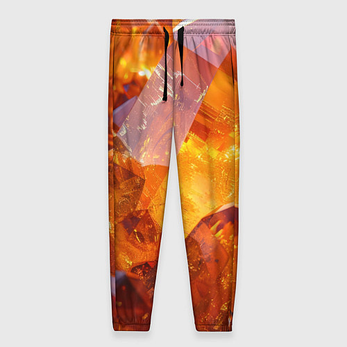 Женские брюки Драгоценный камень / 3D-принт – фото 1