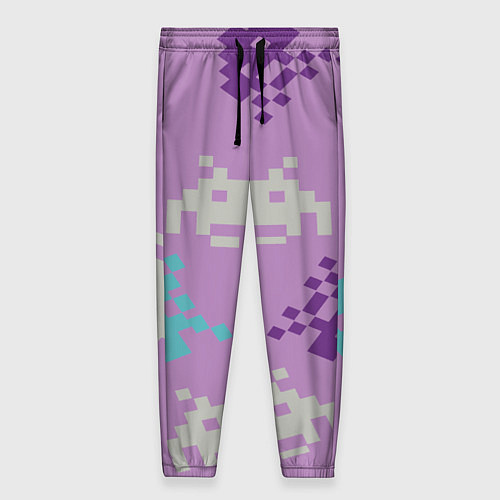 Женские брюки Пиксели / 3D-принт – фото 1