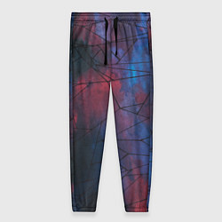 Брюки женские Космическая паутина, цвет: 3D-принт