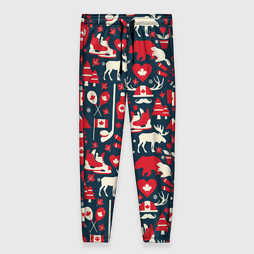 Женские брюки Канада / 3D-принт – фото 1