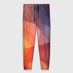 Брюки женские Летящая вуаль, цвет: 3D-принт