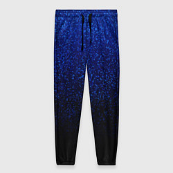 Женские брюки Волшебный чёрно-синий текстура напыление