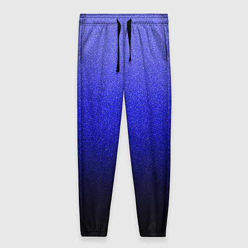 Женские брюки Градиент индиго из синего в чёрный / 3D-принт – фото 1