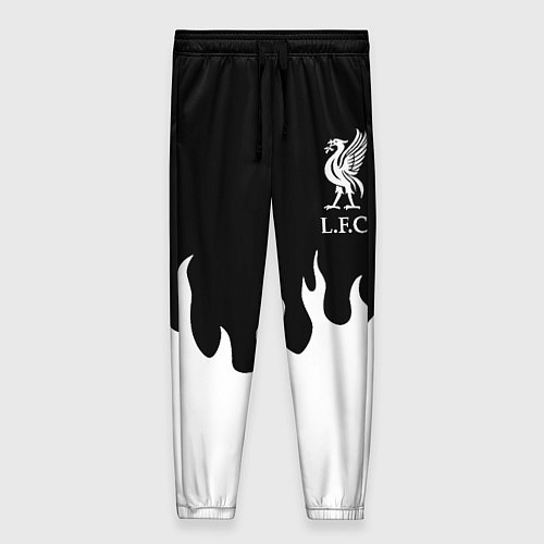 Женские брюки Liverpool белый огонь / 3D-принт – фото 1