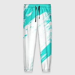 Женские брюки Color white light blue