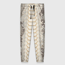 Брюки женские Светлая кожа змеи, цвет: 3D-принт
