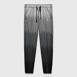 Женские брюки Градиент полосами тёмно-серый графитовый