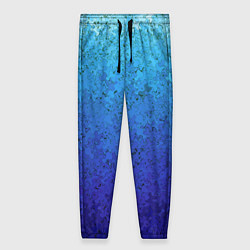 Женские брюки Сине-голубой градиент текстура