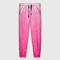 Женские брюки Розовый градиент с узором