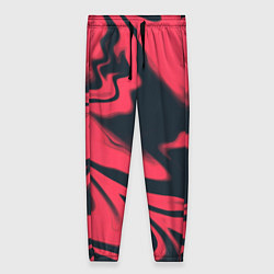 Женские брюки Color black red