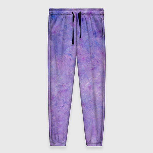 Женские брюки Фиолетовый свет фонаря / 3D-принт – фото 1