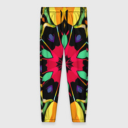 Женские брюки Салатовый калейдоскоп