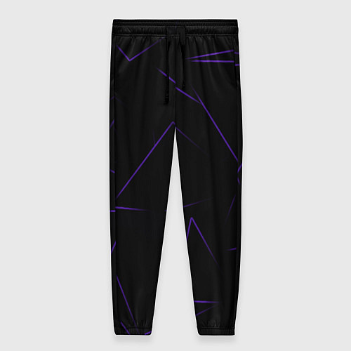 Женские брюки Color purple line / 3D-принт – фото 1