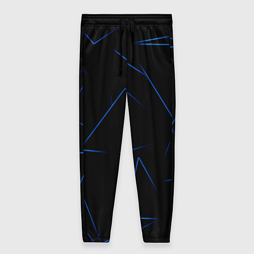 Женские брюки Color blue line / 3D-принт – фото 1