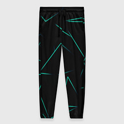 Брюки женские Color turquoise line, цвет: 3D-принт