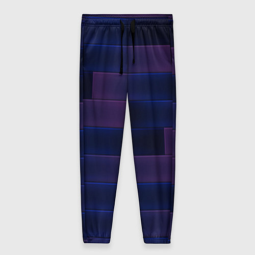 Женские брюки Color blue square / 3D-принт – фото 1