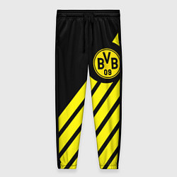 Брюки женские Borussia geometry yellow, цвет: 3D-принт