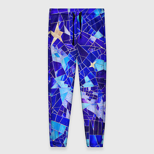 Женские брюки Небо-Звезды / 3D-принт – фото 1
